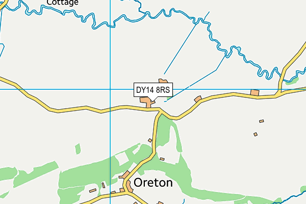 DY14 8RS map - OS VectorMap District (Ordnance Survey)