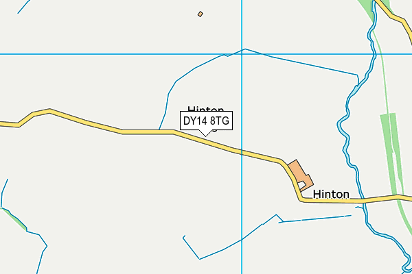 DY14 8TG map - OS VectorMap District (Ordnance Survey)