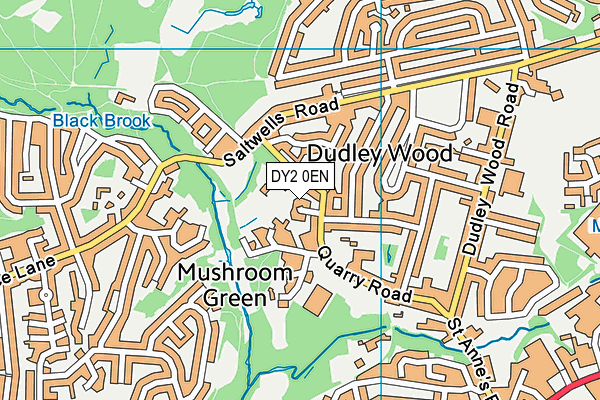 DY2 0EN map - OS VectorMap District (Ordnance Survey)
