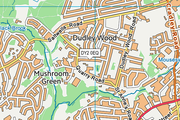 DY2 0EQ map - OS VectorMap District (Ordnance Survey)