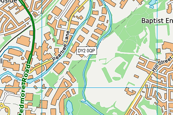 DY2 0QP map - OS VectorMap District (Ordnance Survey)