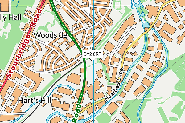 DY2 0RT map - OS VectorMap District (Ordnance Survey)