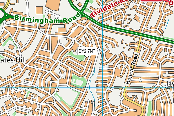 DY2 7NT map - OS VectorMap District (Ordnance Survey)