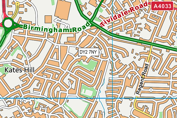 DY2 7NY map - OS VectorMap District (Ordnance Survey)
