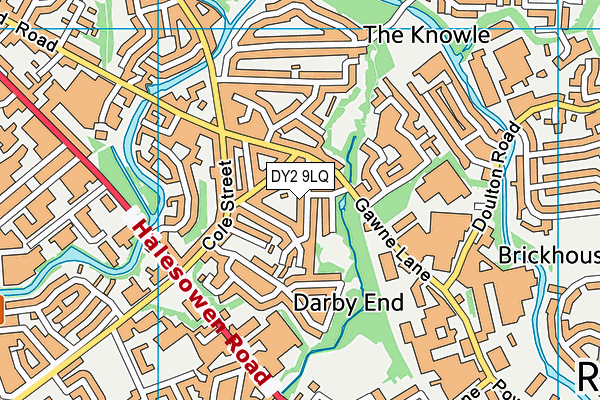 DY2 9LQ map - OS VectorMap District (Ordnance Survey)