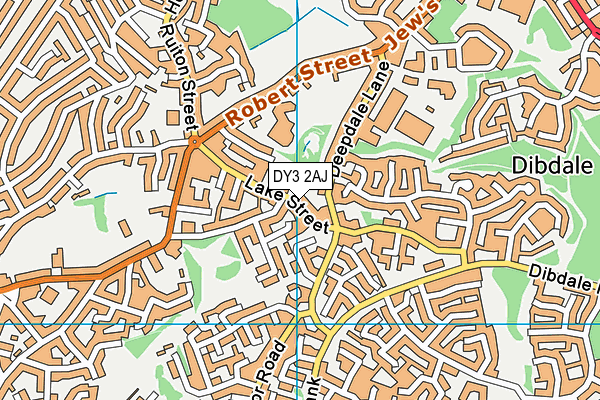 DY3 2AJ map - OS VectorMap District (Ordnance Survey)