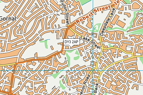 DY3 2AP map - OS VectorMap District (Ordnance Survey)