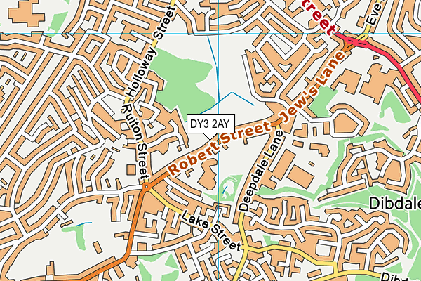 DY3 2AY map - OS VectorMap District (Ordnance Survey)