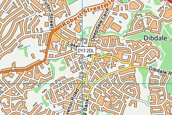 DY3 2DL map - OS VectorMap District (Ordnance Survey)