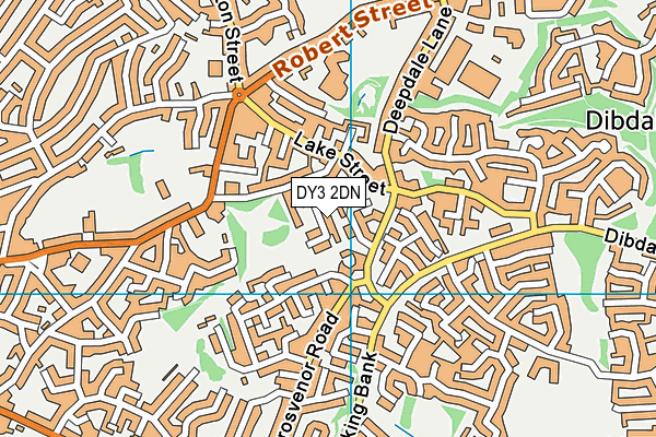 DY3 2DN map - OS VectorMap District (Ordnance Survey)