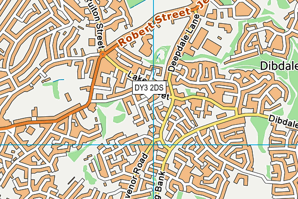 DY3 2DS map - OS VectorMap District (Ordnance Survey)