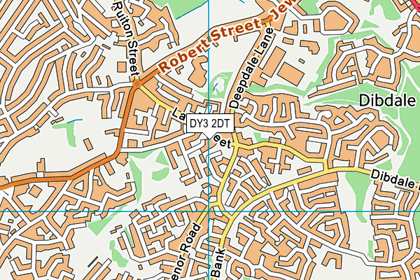 DY3 2DT map - OS VectorMap District (Ordnance Survey)