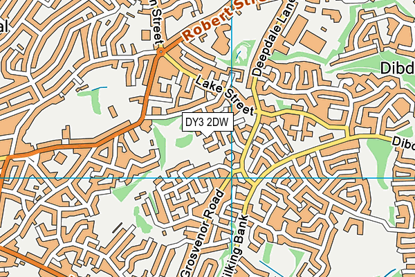DY3 2DW map - OS VectorMap District (Ordnance Survey)