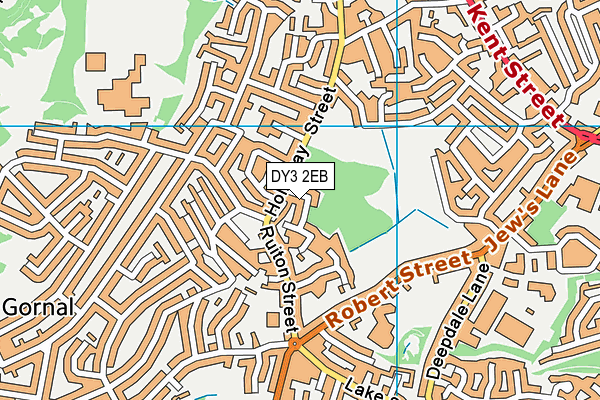 DY3 2EB map - OS VectorMap District (Ordnance Survey)