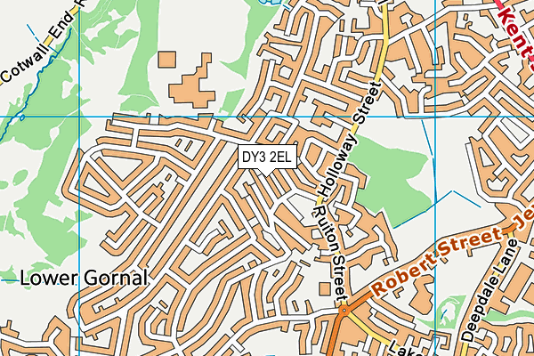 DY3 2EL map - OS VectorMap District (Ordnance Survey)