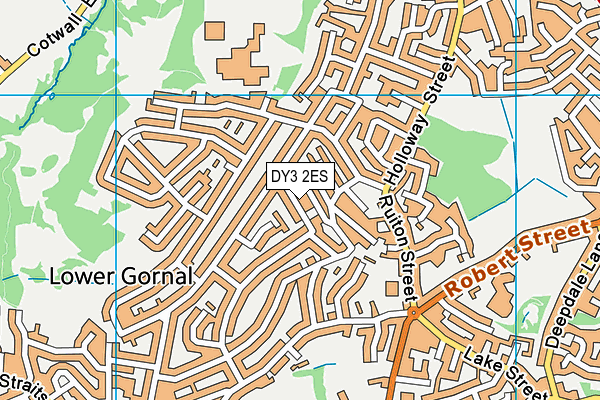 DY3 2ES map - OS VectorMap District (Ordnance Survey)