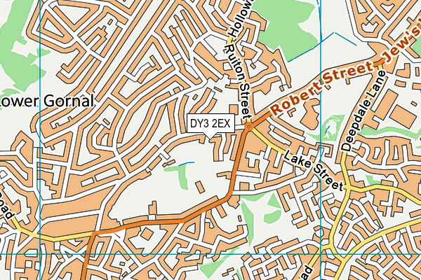 DY3 2EX map - OS VectorMap District (Ordnance Survey)