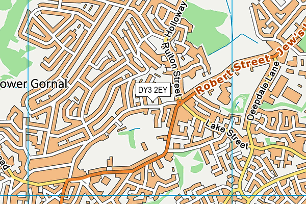 DY3 2EY map - OS VectorMap District (Ordnance Survey)