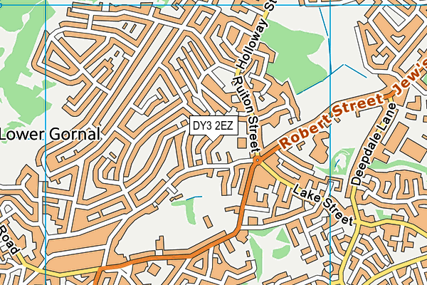 DY3 2EZ map - OS VectorMap District (Ordnance Survey)
