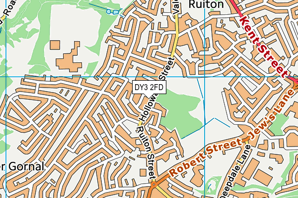 DY3 2FD map - OS VectorMap District (Ordnance Survey)