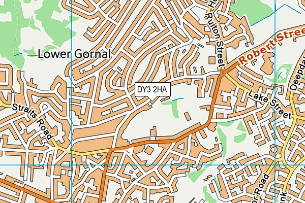 DY3 2HA map - OS VectorMap District (Ordnance Survey)