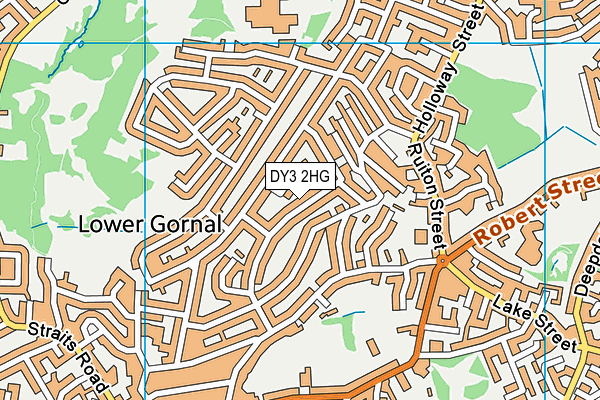 DY3 2HG map - OS VectorMap District (Ordnance Survey)