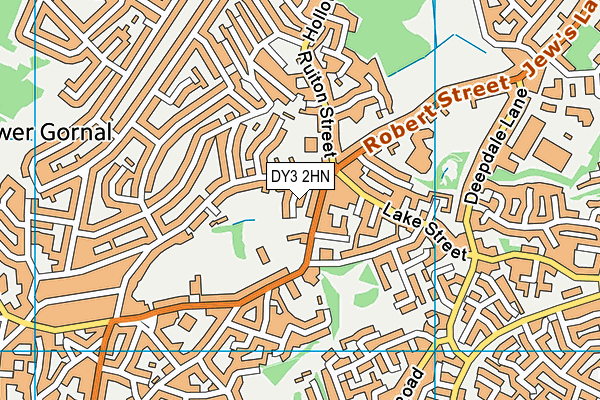 DY3 2HN map - OS VectorMap District (Ordnance Survey)