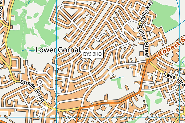 DY3 2HQ map - OS VectorMap District (Ordnance Survey)