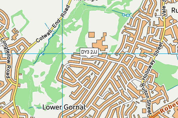 DY3 2JJ map - OS VectorMap District (Ordnance Survey)