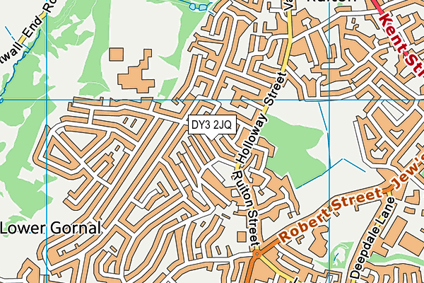 DY3 2JQ map - OS VectorMap District (Ordnance Survey)