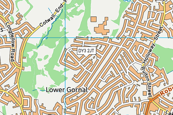 DY3 2JT map - OS VectorMap District (Ordnance Survey)