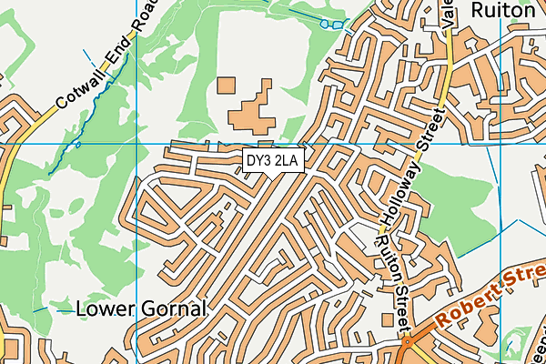 DY3 2LA map - OS VectorMap District (Ordnance Survey)