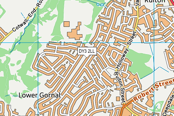 DY3 2LL map - OS VectorMap District (Ordnance Survey)