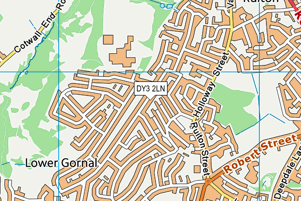 DY3 2LN map - OS VectorMap District (Ordnance Survey)