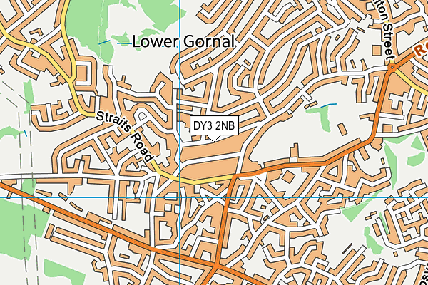DY3 2NB map - OS VectorMap District (Ordnance Survey)