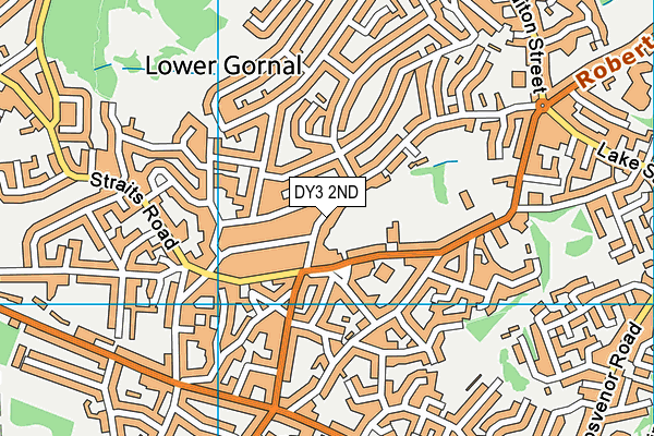 DY3 2ND map - OS VectorMap District (Ordnance Survey)