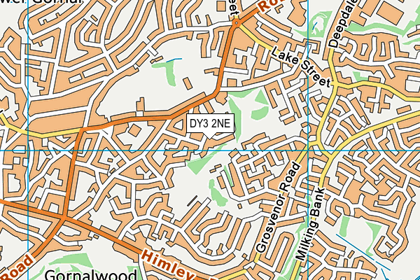 DY3 2NE map - OS VectorMap District (Ordnance Survey)