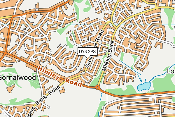 DY3 2PS map - OS VectorMap District (Ordnance Survey)