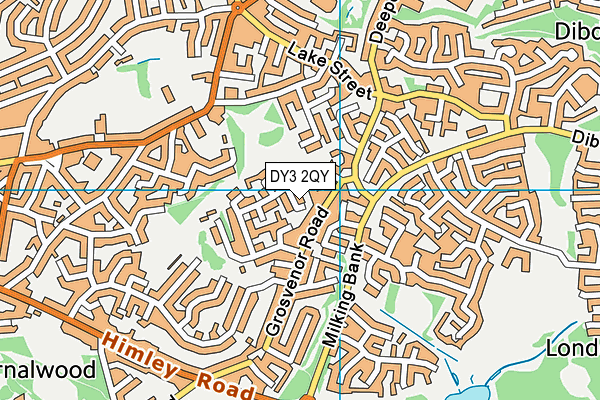 DY3 2QY map - OS VectorMap District (Ordnance Survey)