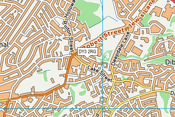DY3 2RG map - OS VectorMap District (Ordnance Survey)