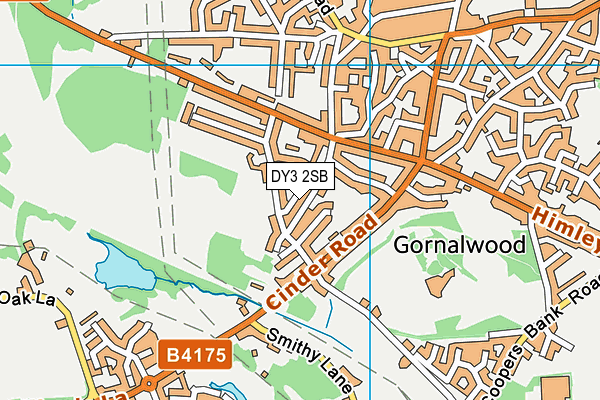 DY3 2SB map - OS VectorMap District (Ordnance Survey)