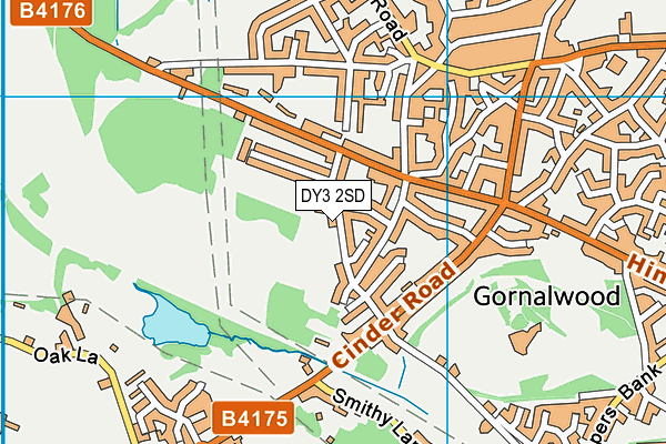 DY3 2SD map - OS VectorMap District (Ordnance Survey)
