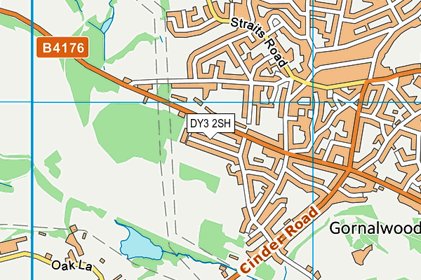 DY3 2SH map - OS VectorMap District (Ordnance Survey)