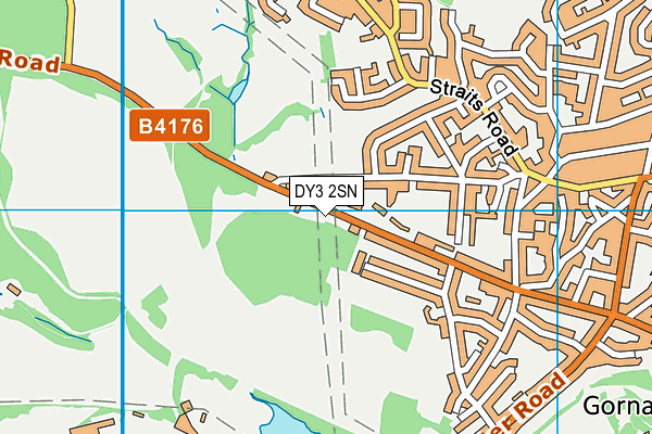 DY3 2SN map - OS VectorMap District (Ordnance Survey)