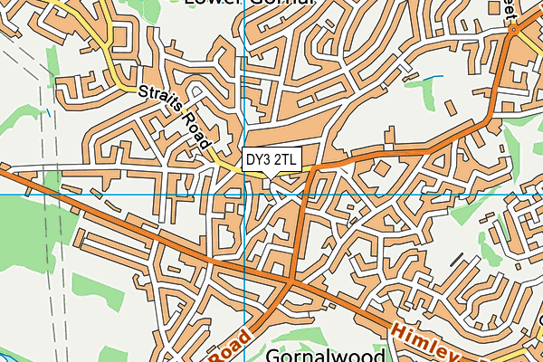 DY3 2TL map - OS VectorMap District (Ordnance Survey)