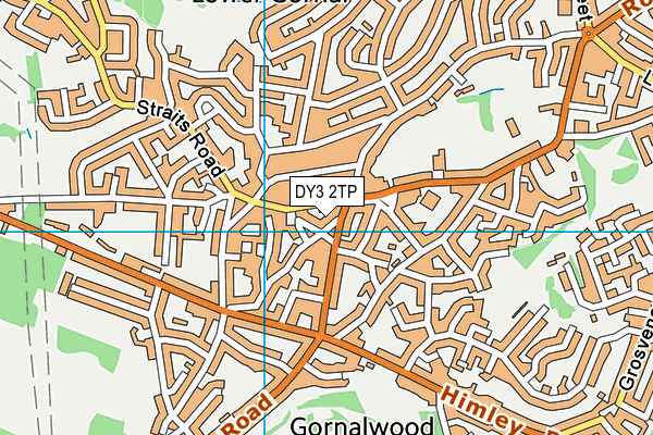 DY3 2TP map - OS VectorMap District (Ordnance Survey)