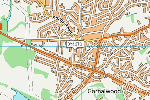 DY3 2TQ map - OS VectorMap District (Ordnance Survey)