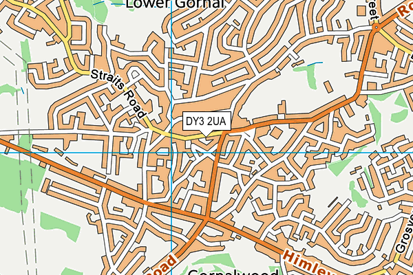 DY3 2UA map - OS VectorMap District (Ordnance Survey)