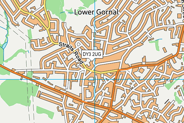DY3 2UG map - OS VectorMap District (Ordnance Survey)