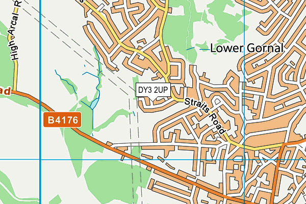 DY3 2UP map - OS VectorMap District (Ordnance Survey)